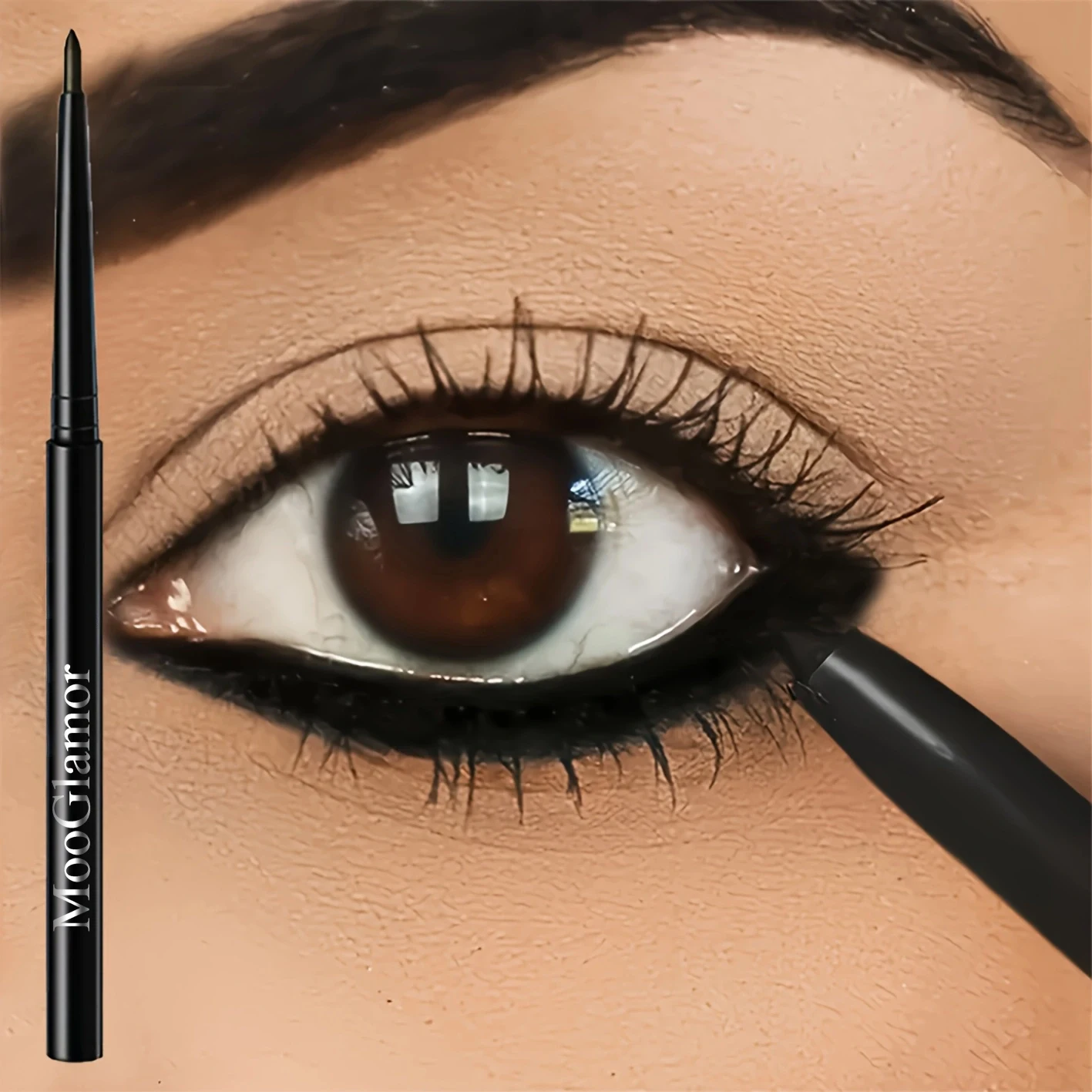 Eyeliner Gel Potlood, Draaibare Waterdichte Smudge-Proof, Harde Eyeliner