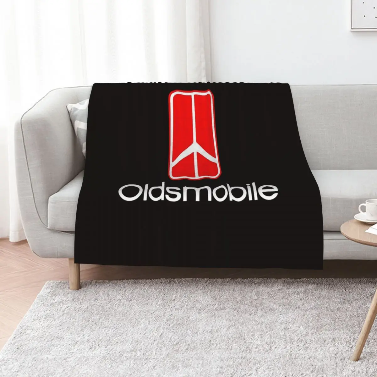 Oldsmobile Logo Throw Blanket bed plaid decorative Sofa Throw Winter beds Softest blankets and throws Blankets