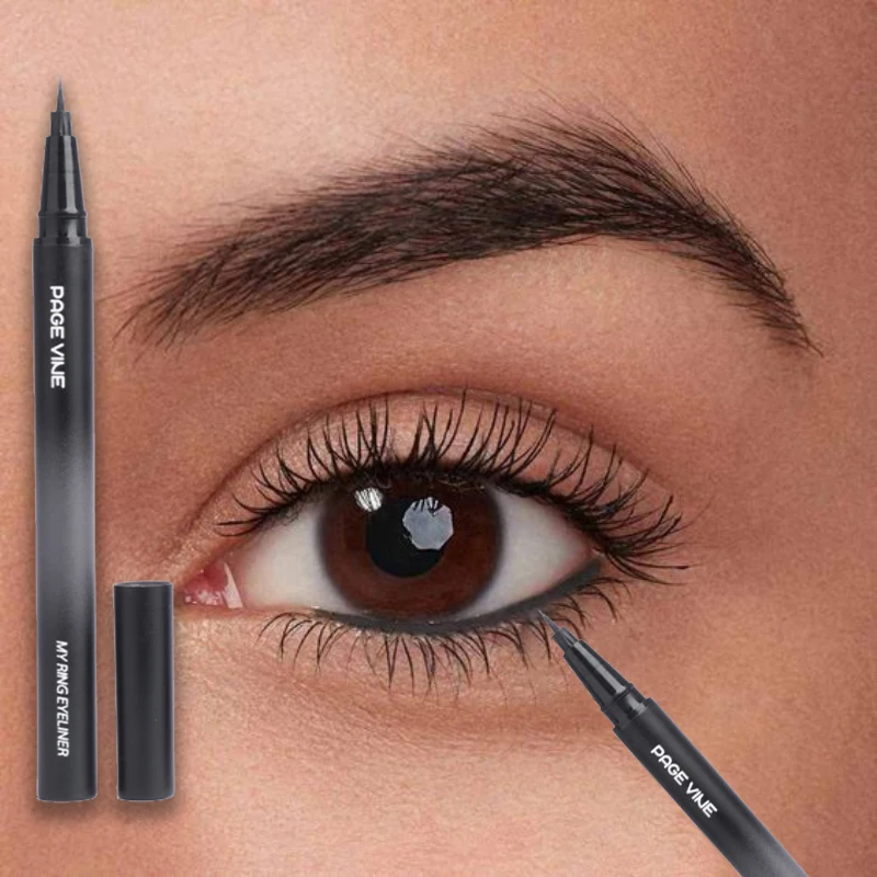 Lápiz Delineador de ojos líquido de secado rápido, resistente al agua, resistente a las manchas, maquillaje de ojos delicado y suave de larga duración, nuevo lápiz Delineador de ojos