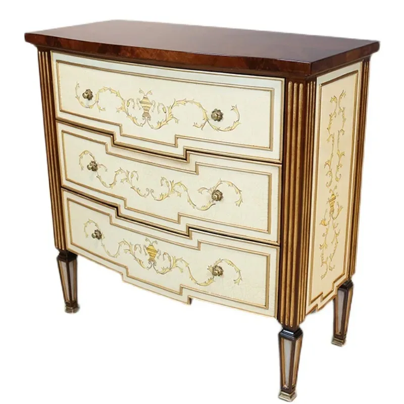 

Bedroom solid wood painted craft locker chest chest drawer cabinet entrance cabinet