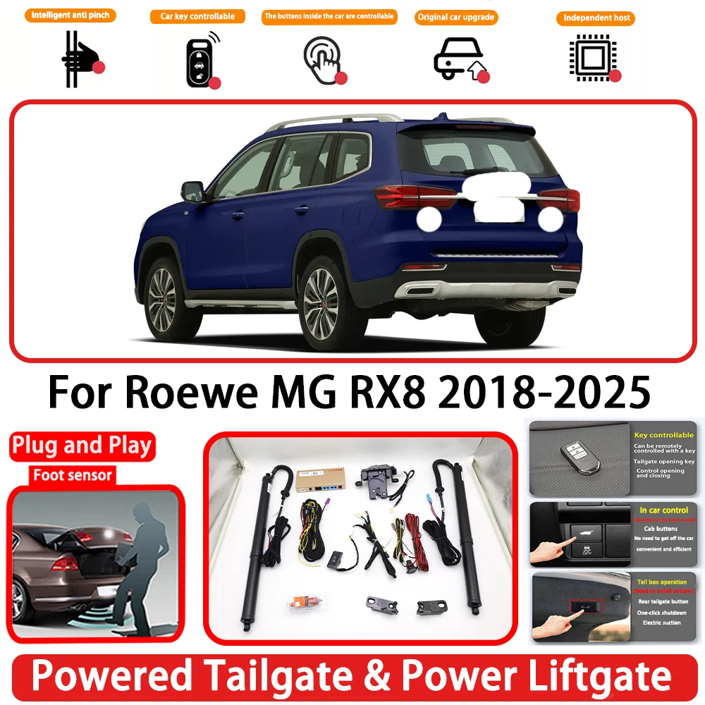 for Roewe MG RX8 2018-2025 OEM Plug and Play Auto Powered Tailgate Power Liftgate Rear Trunk Opener System