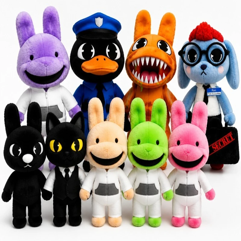 2026 Hot Sale Animal Hospital Plush Toy Cute Doctor Vet Plushie Soft Stuffed Animal Doll Role Play Gift for Kids