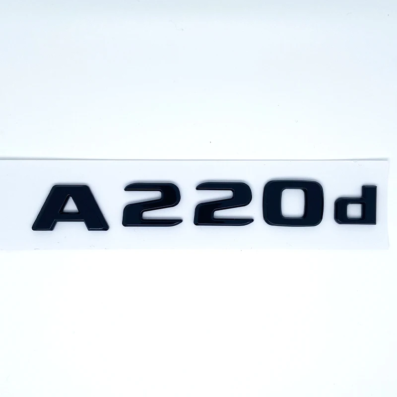 رسائل ثلاثية الأبعاد A180 A200 A220 A250 A260 A180d A220d 4Matic ABS شعار لمرسيدس بنز A سيارة الجذع الخلفي لاصق الشعار