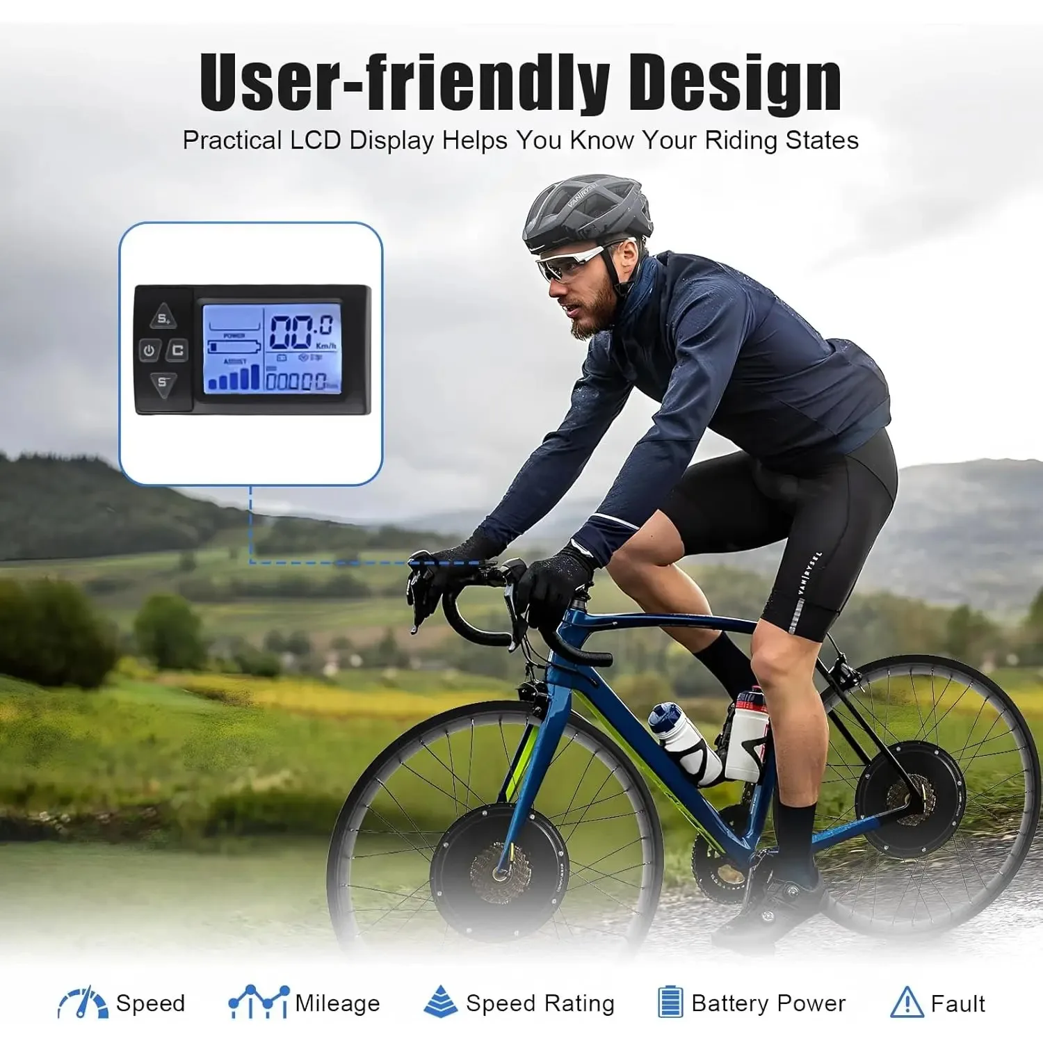 48V 1500W Electric Bike Conversion Kit 26