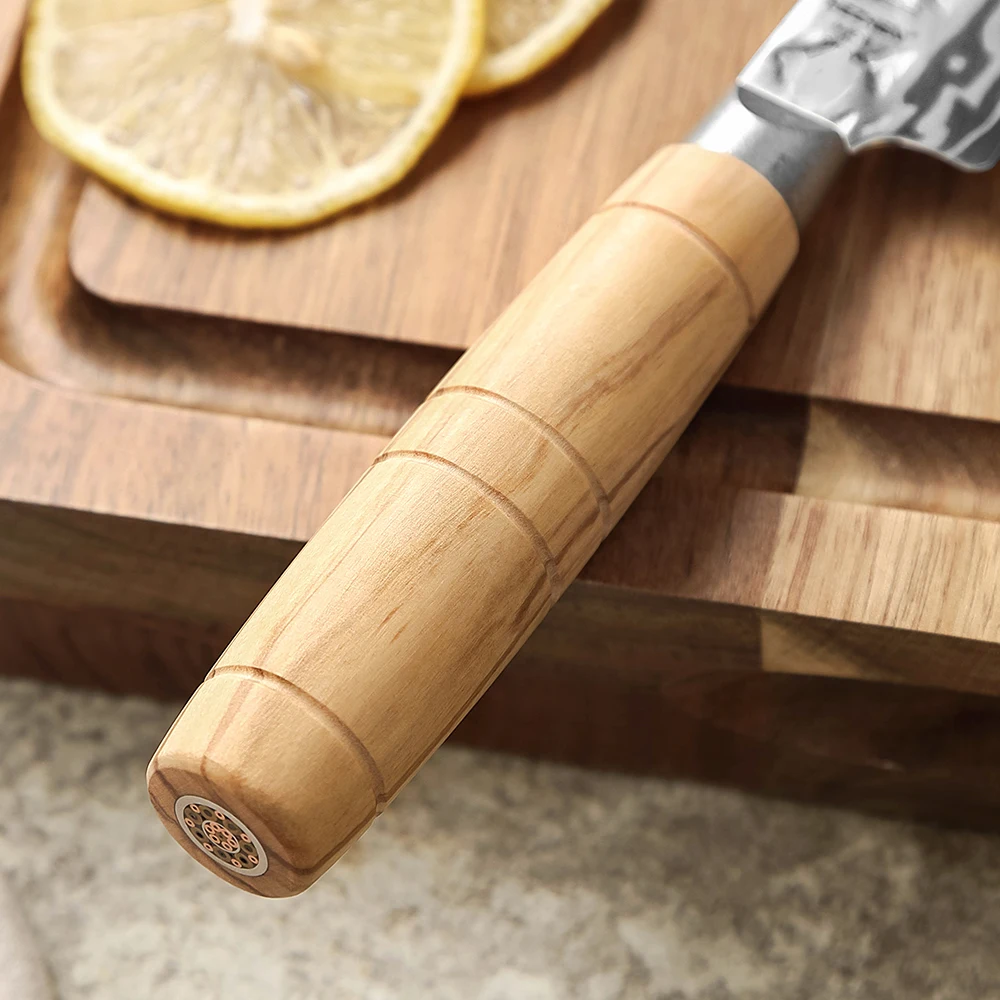 HEZHEN 3.5 Inch Paring knife 9 Layer Damascus Steel High-end 12Cr18MoV Steel CoreKitchen Knife For Fruit Cook Peeling Knife