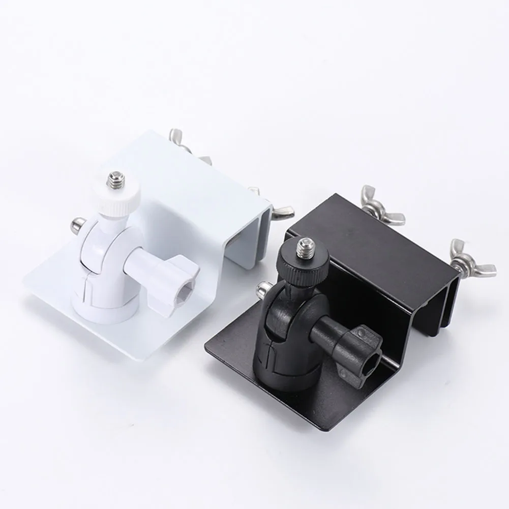 1 Pcs Roof Gutter Special Bracket Solar Panel Bracket Weatherproof Gutter Mount Bracket With Screw For Security Cameras