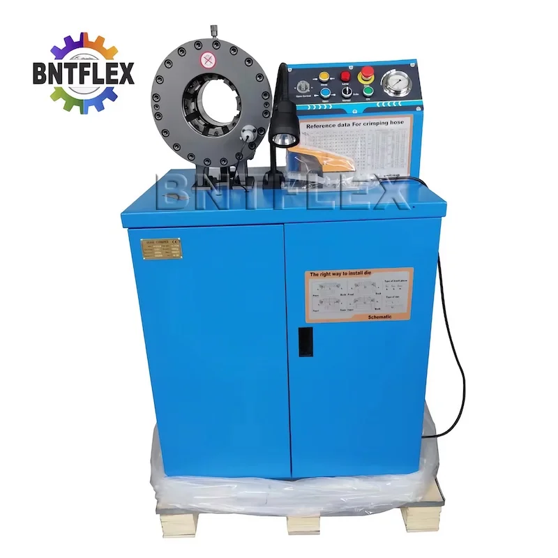 2017 BARNETT BNT91C DX68 Hose Crimping Machine In China Market