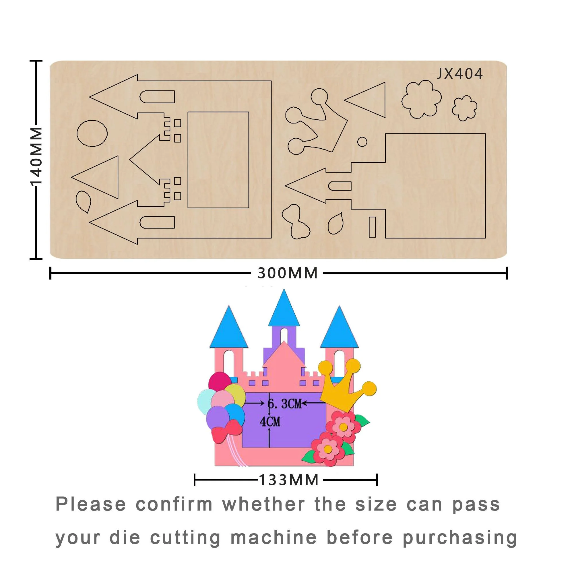 

Cutting Dies House DIY Craft Leather Die, Die Cutter, Scrapbooking, Suitable for Common Shot and Machines