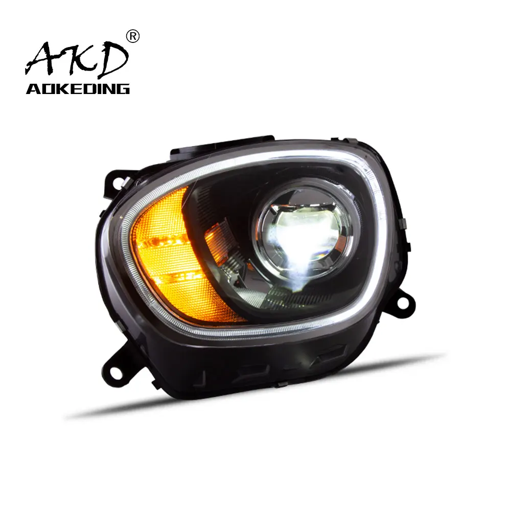 AKD Car Styling for Mini Cooper Clubman 2017-2021 Headlight COUNTRYMAN F60 light Headlight DRL Hid Bi Xenon Auto Accessories