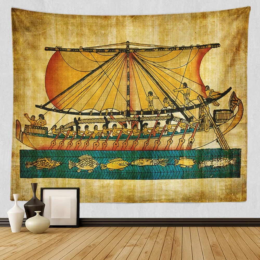 Tapestry Hippie Ancient Egypt Mural Bohemian Art Room Decoration Bedroom Cloth Blanket Psychedelic Wall Hanging