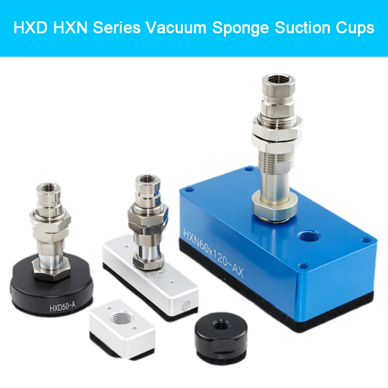 HXD HXN Series Vacuum Sponge Suction Cups Mini Vacuum Suction Tool HXD30-A HXD40-A HXN22X38-A HXN60X120-AX