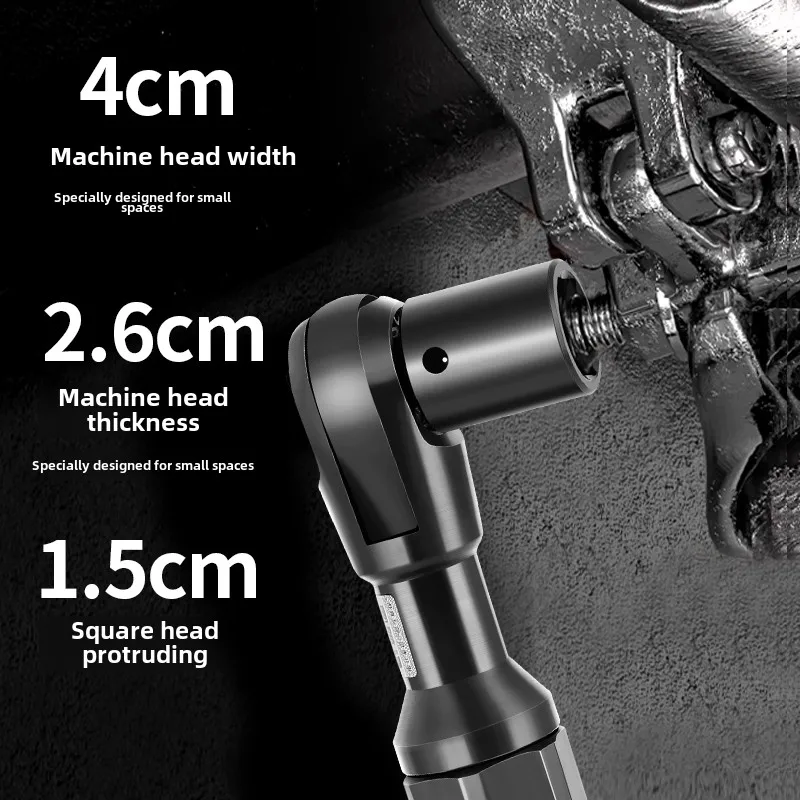 Pneumatic ratchet wrench 90 degrees high torque 1/2 inch 3/8 inch L right angle small wind cannon wrench pneumatic tool