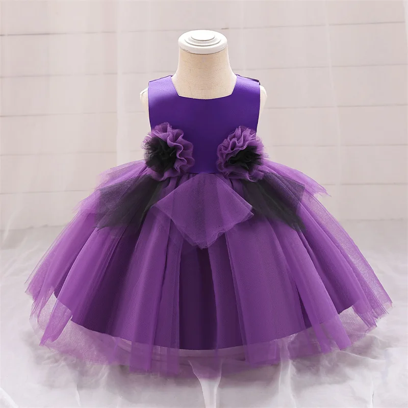 

Summer Baby Girl Dress Tulle Party Dresses for Girls 1st Birthday Princess Wedding Dress Christening Gown Baby Baptism Clothes