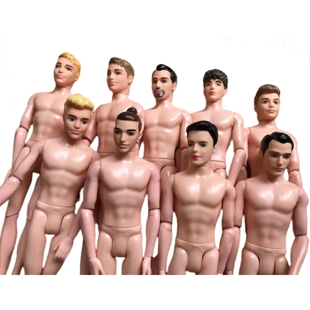 Boneco Masculino Bonito 1/6 com Corpo Articulado Móvel, Boneco de Brinquedo DIY para Vestir, Boneco Namorado Princesa para Colecionadores