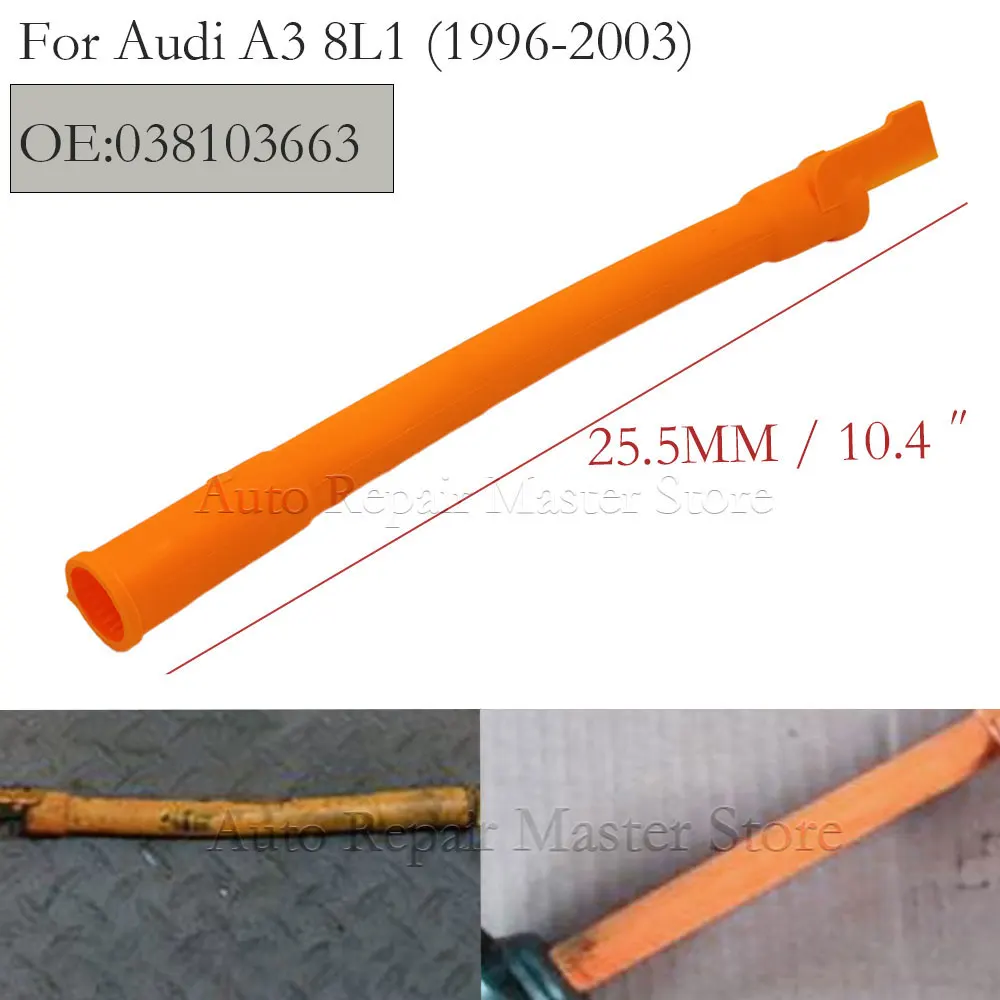 038103663 Oil Dipstick Guide Tube For Audi A3 A4 A6 1.9 TDi For VW BORA GOLF Mk4 Car Accessories Interior Parts Car Products