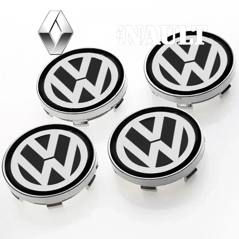 

4PCS 60mm repack Wheel Center Cap Logo Hub Cover Badge Emblem For Volkswagen Polo Passat B5 B6 B7 T4 T5 Golf 4 5 6 Tiguan Jetta
