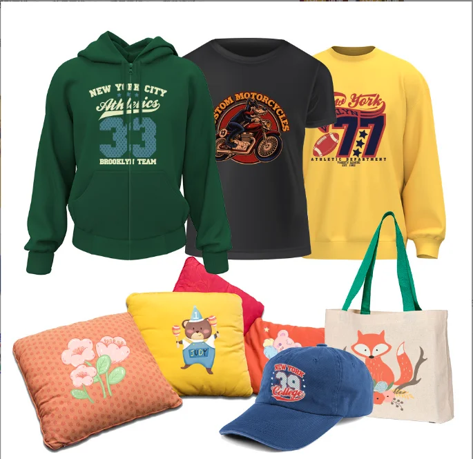 Custom Logo Or Pictures Iron On Patches For Clothing DIY T-Shirts Thermal Heat Transfer Stickers DTF Heat Transfer Patches view 3