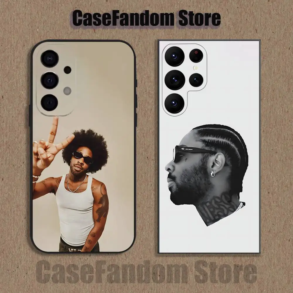 

B-Brent Faiyaz Albums Wasteland Shockproof Phone Case For Samsung S26,S25,S24,S21,S22,S23,Ultra,S20,Plus,Fe,Lite,5G Black Cover