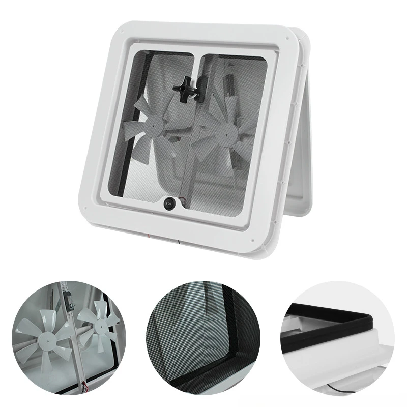 14inch DC12V CE White Vent Fan Detachable fan Apply to Camping car motorhome camper accessories