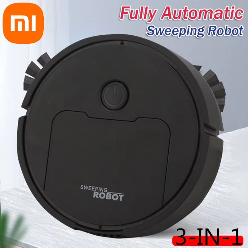 Xiaomi-Robot de barrido inteligente, fregona de barrido de succión completamente automática, aspirador recargable 3 en 1 para pelo de mascotas, alfombras y suelos