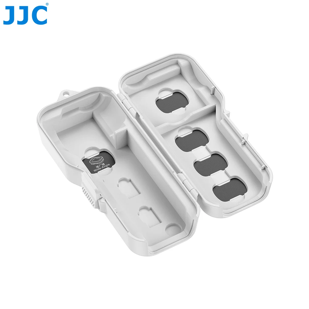 JJC Schutzhülle für DJI Osmo Pocket 4 3, vollständig umschließende Schutzstruktur, bietet Platz für 5 Filter und 2 Micro-SD-Karten. – Detail 1