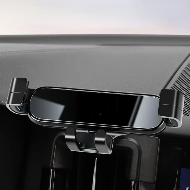 

For Volvo XC60 S90 S60 XC40 XC90 V90 ABS Black Car Air Vent Mobile Phone Holder GPS Navigation Holder Car Interior Accessories