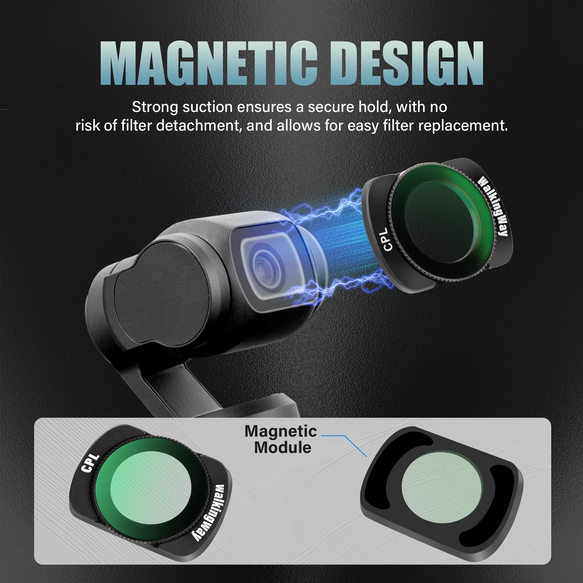 DJI Osmo Pocket 3 filtro CPL filtro per obiettivo impermeabile e a prova di olio filtro a doppia faccia con rivestimento Nano accessori per fotocamere