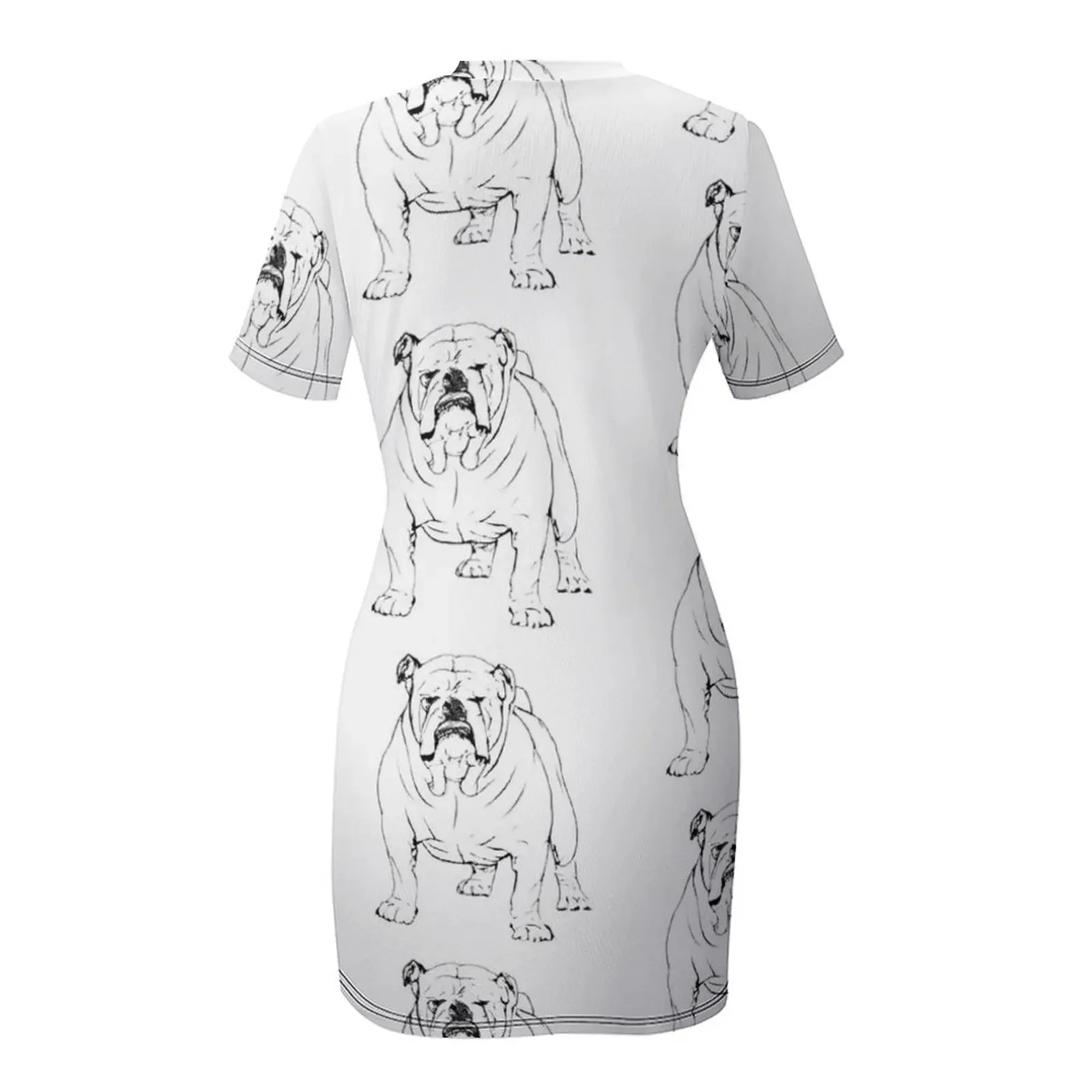 Junkyard Dawg Sketch Short Sleeved Dress clothing women summer 2024 Prom gown Long dress