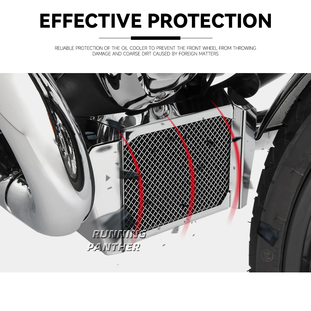 

For BMW R18 2020 2021 2022 Motorcycle Parts Water Tank Cover R 18 B / Classic / Transcontinental Radiator Grill Oil Cooler Guard