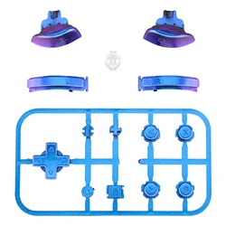 eXtremeRate Replacement Full Set Buttons with Tools for NS Switch Lite - Chameleon Purple Blue