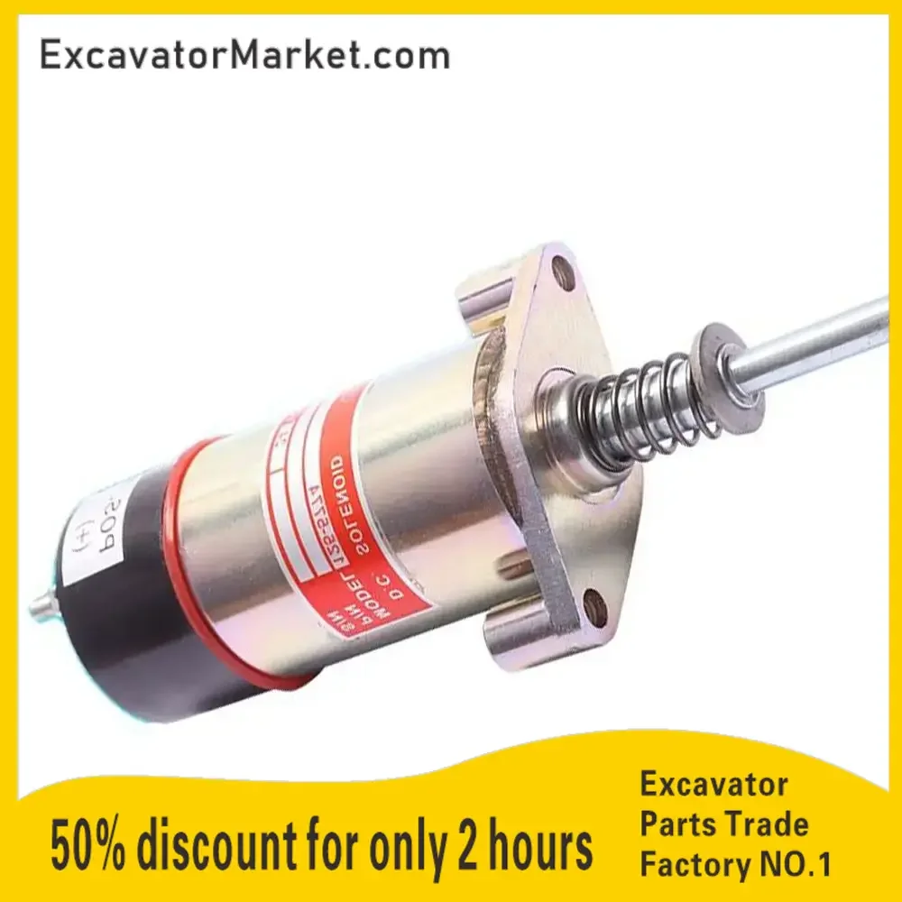 

Flameout Solenoid Valve 125-5774 ForExcavator E320B C D Engine Flameout Switch Accessories Excavator Supplies