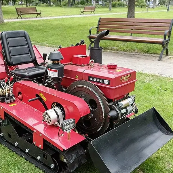 

Customized Multifunctional Small Agricultural Micro Tiller, Crawler Rotary Tiller & Plowing Machine Crawler Tractor