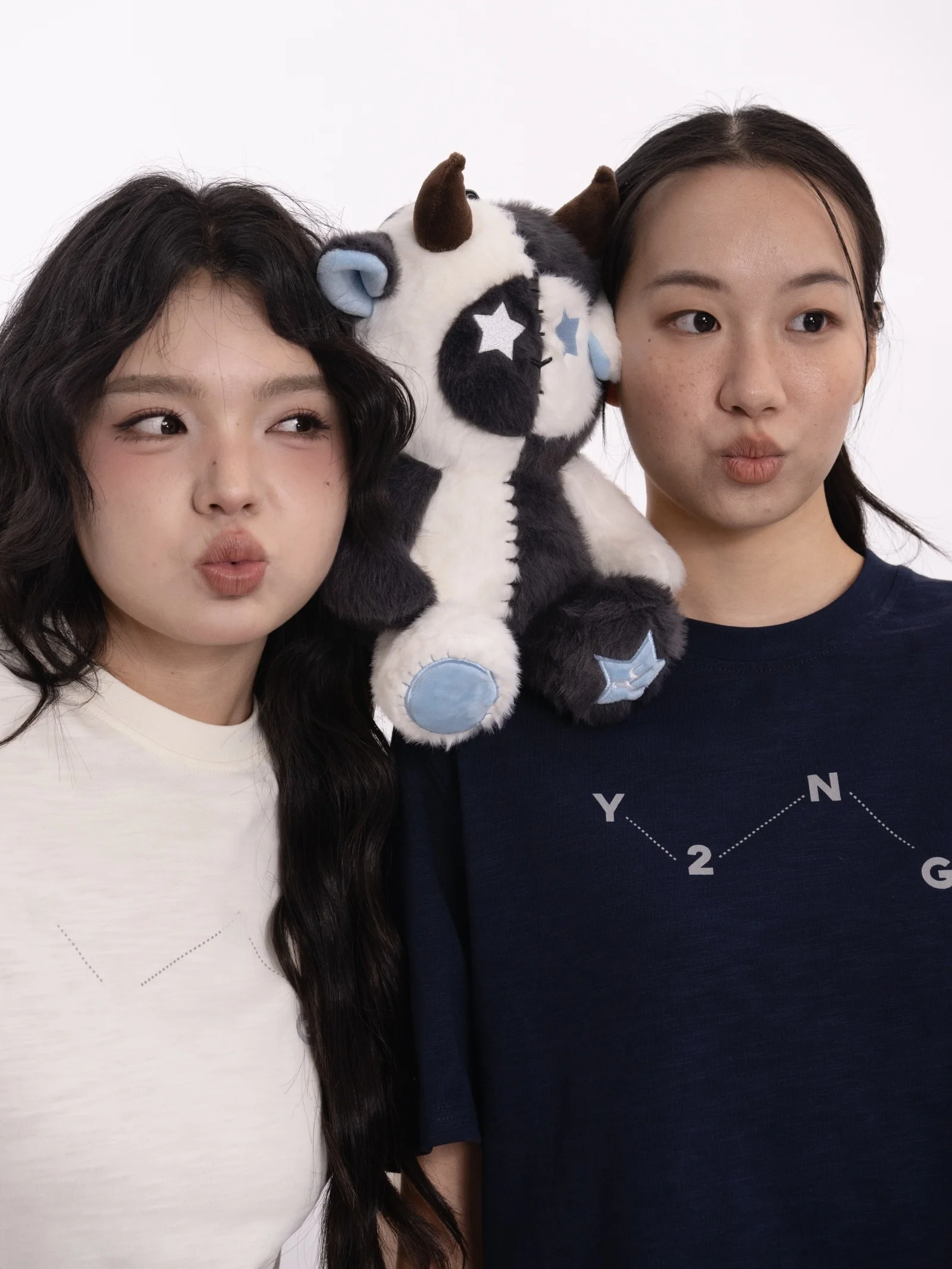 

Футболка Y2NG Capricorn Pisces из бамбукового хлопка с принтом, с коротким рукавом, повседневный стиль, стандартный крой, круглый вырез, с буквенным узором