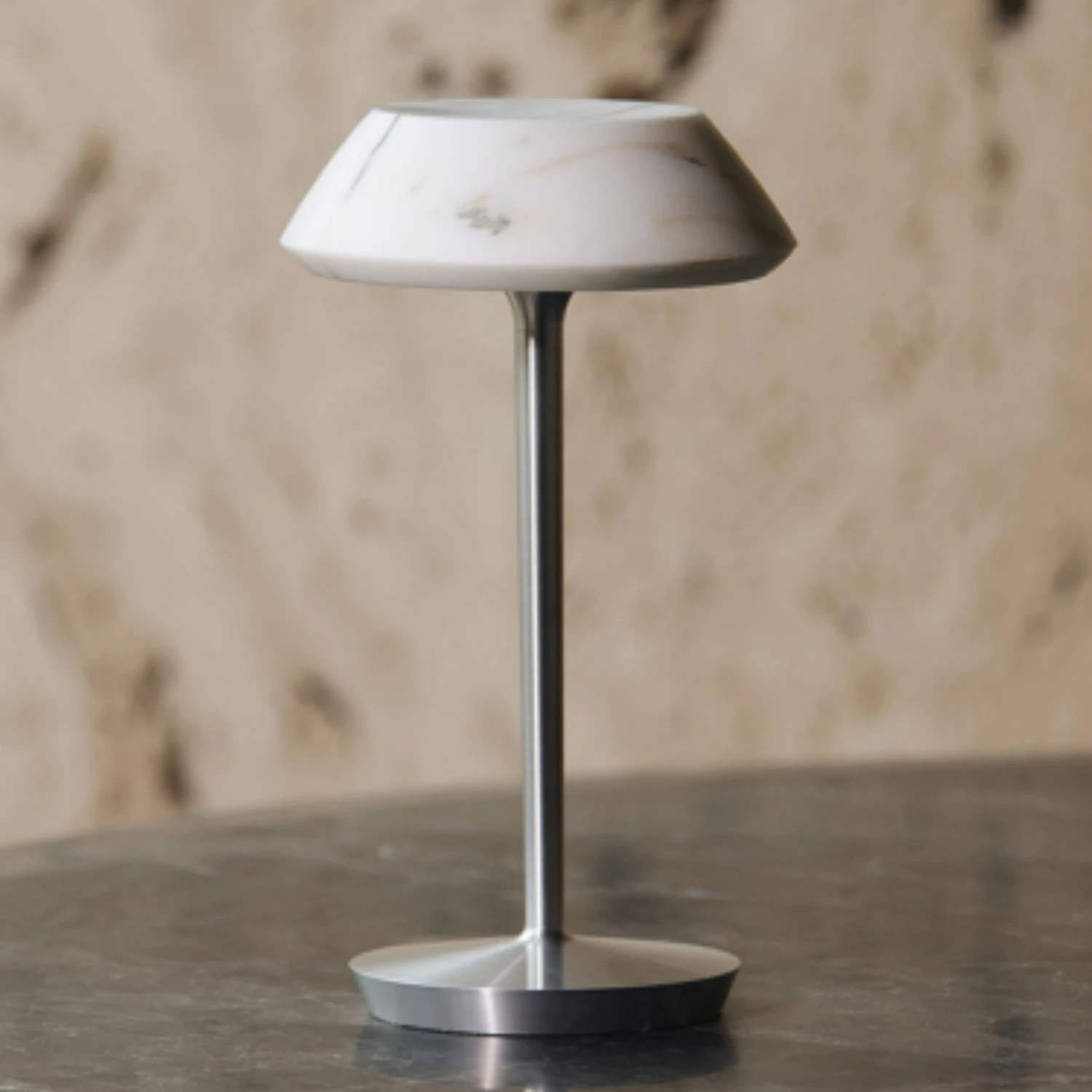 Luxury Glass Marble Rechargable Table Light Table Lamps Table Light Bedroom Living Room Office Indoor Home Decorative Fixture
