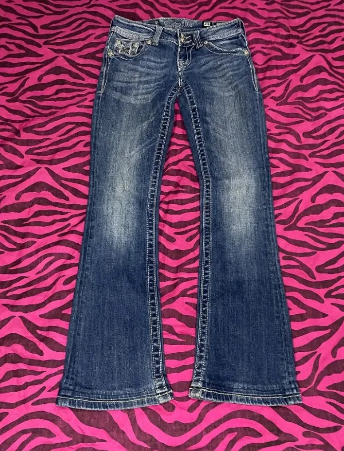 ريترو ملكة جمال التمهيد قطع الجينز الإناث الجينز الأزرق المطرزة الجناح Y2K جديد جيب الهيب هوب Harajuku القوطية السراويل واسعة ملابس الشارع