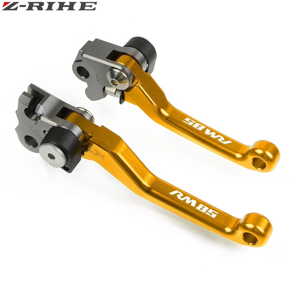 Motorcycle CNC Pivot Brake Clutch Levers Dirt Bike For SUZUKI RM85 RM 85 2005-2015 2006 2007 2008 2009 2010 2011 2012 2013 2014