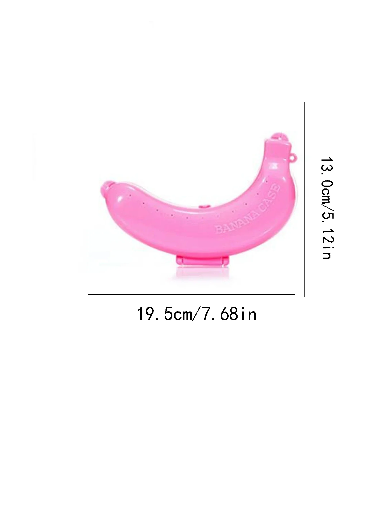 Three colors travel outdoor portable banana box fruit storage box plastic banana shape banana protective case