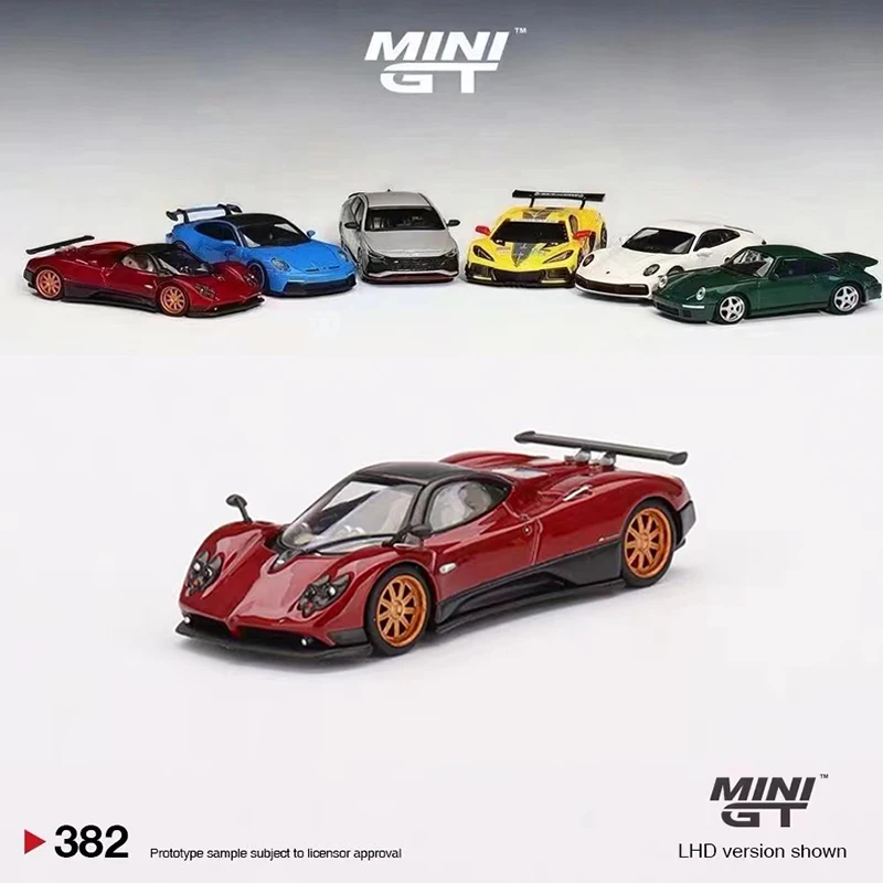 

MINI GT 1:64 Model Car Zonda F Rosso Dubai Alloy Die-Cast Supercar - MGT00382 LHD