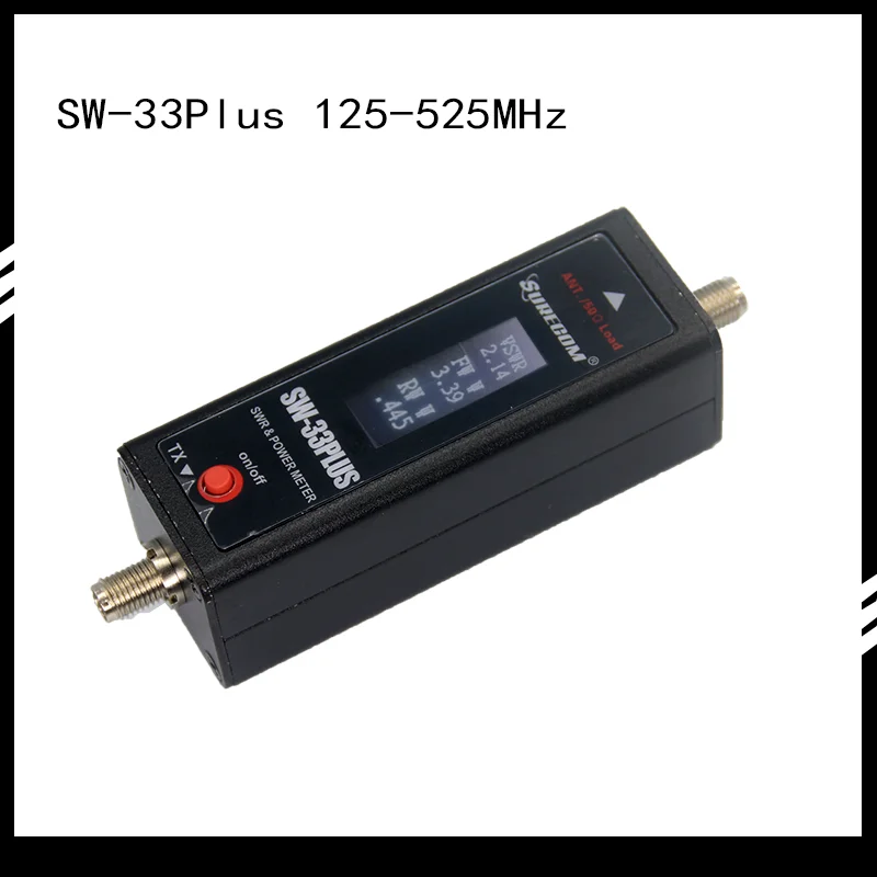 SURECOM SW-33Plus Mini SWR Maximum 100W UHF/VHF 125-525MHz Measurement Handheld Radio SWR and Transmission Power Accessories