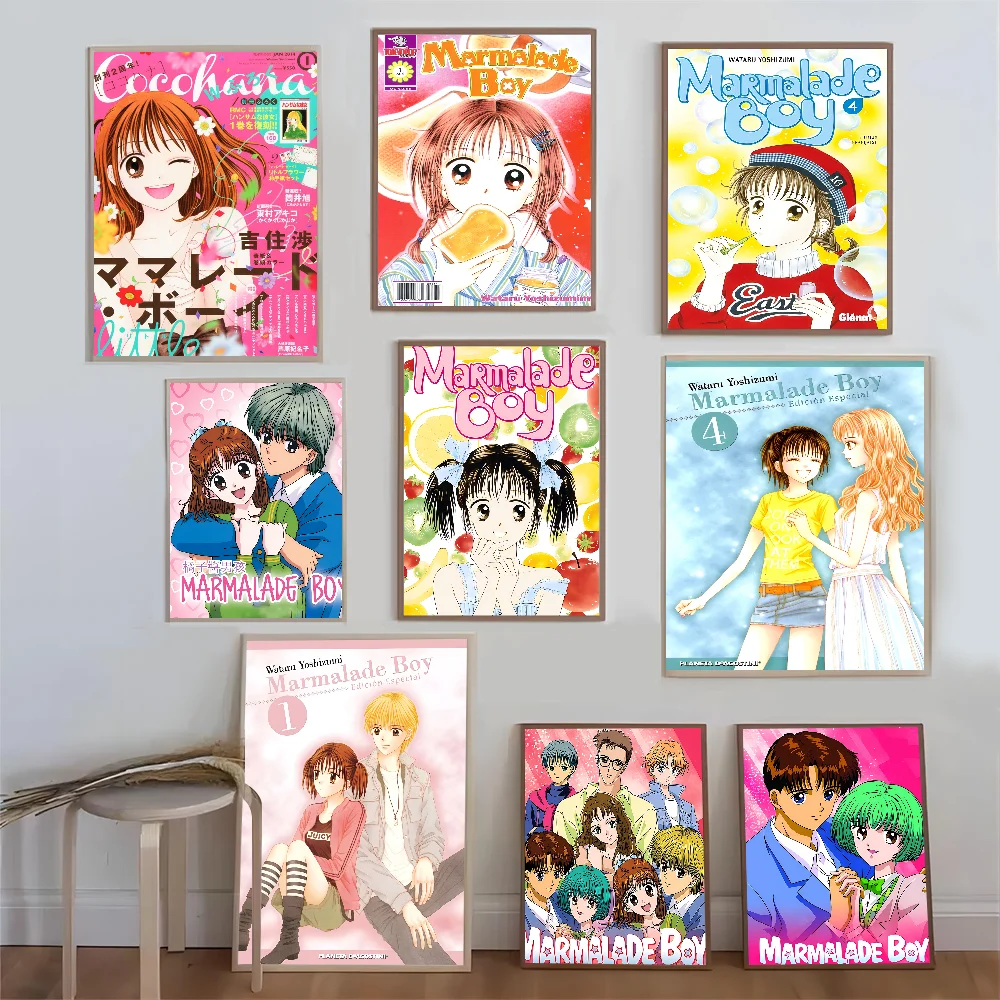 

Anime Marmalade Boy Self-adhesive Art Poster Whitepaper Prints Posters Artwork Aesthetic Art Wall Painting