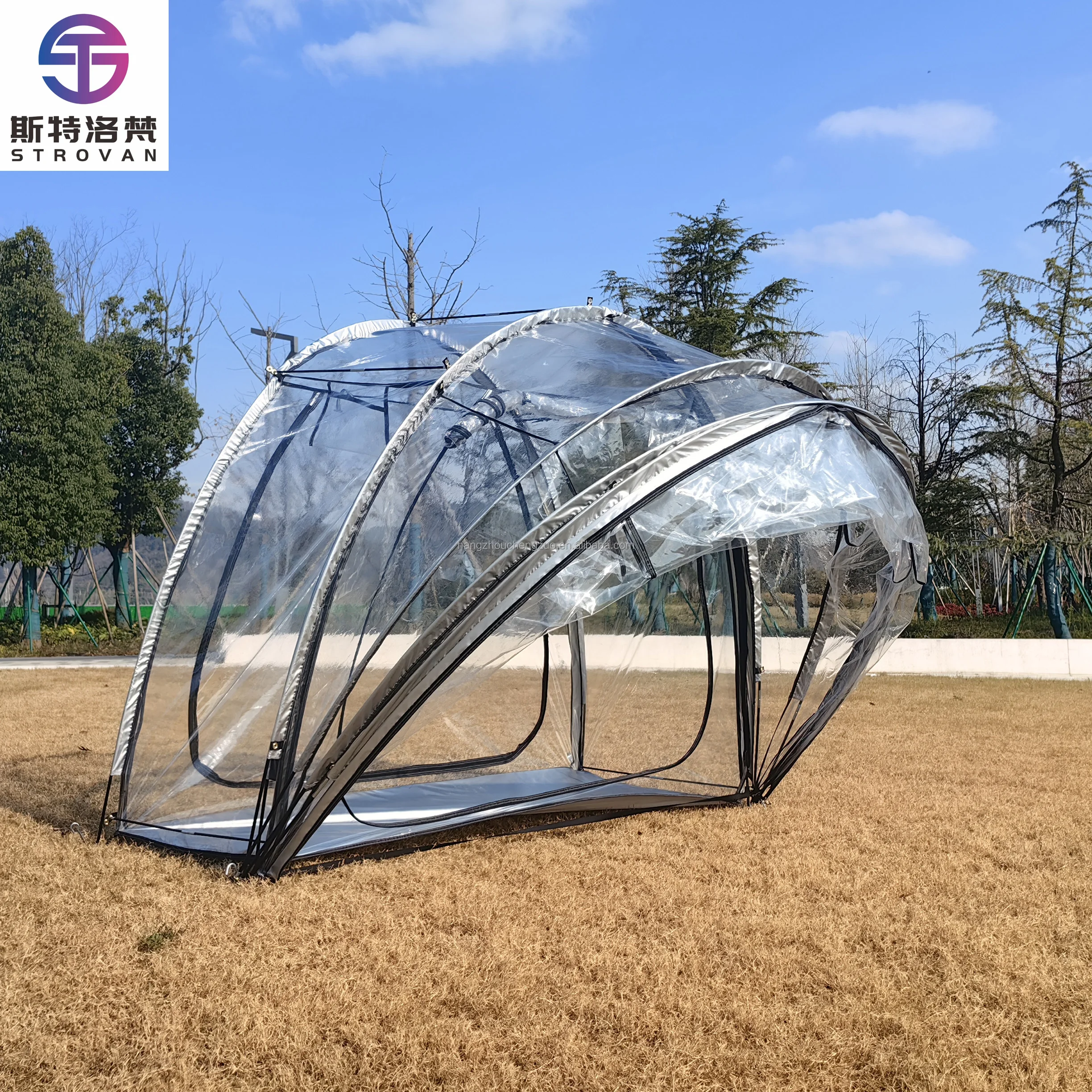 

STLF LZS Bubble Tent,4 Persons Garden Globe Tent,540 Degree Fully Transparent,Weatherproof and ColdProof Portable Camping Screen