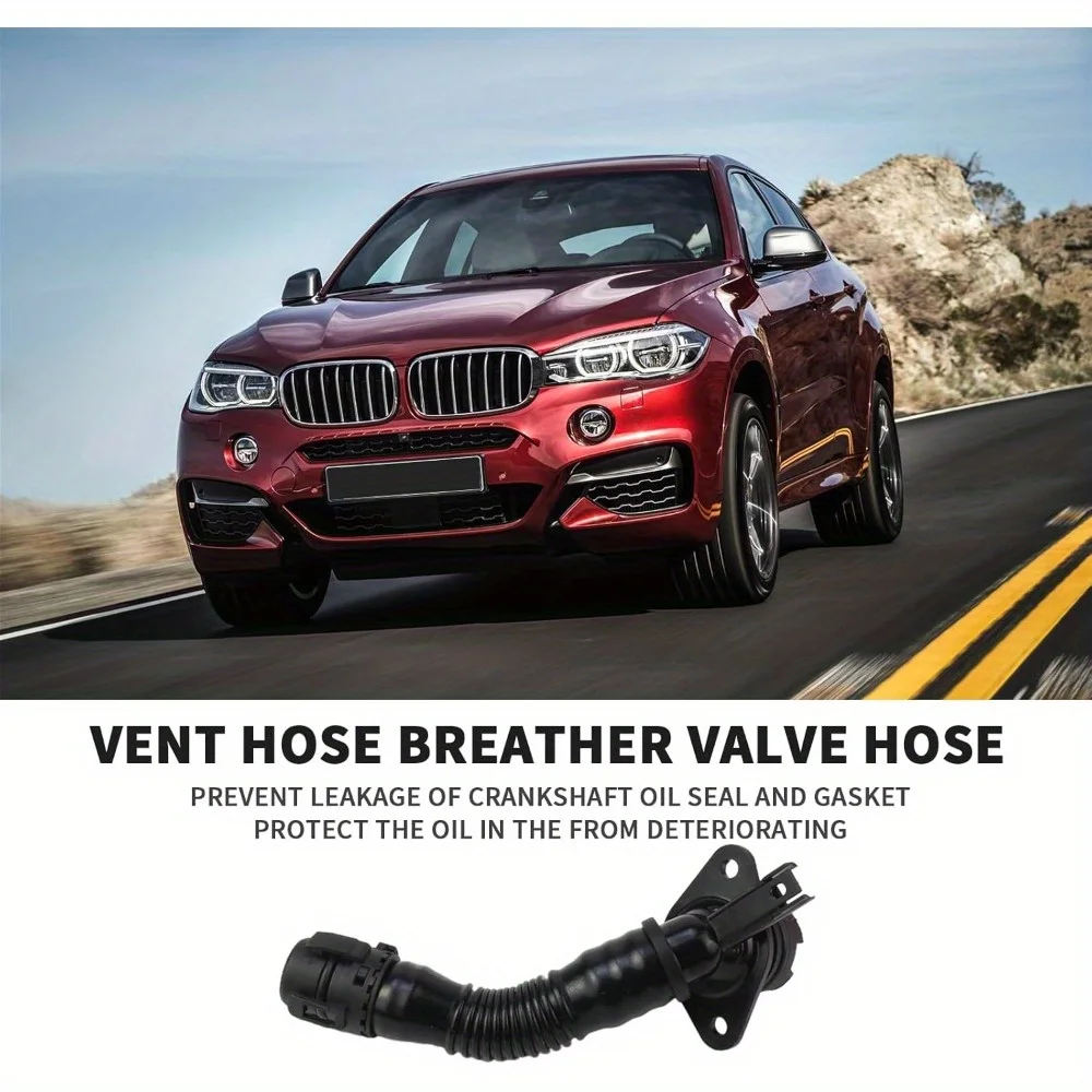 خرطوم تنفيس علبة المرافق من غطاء الصمام لسيارات BMW 3 5 6 Series 135i 335i 535i 640i X1 X3 X4 X5 X6 N55 2008-2025، استبدال 11127584128