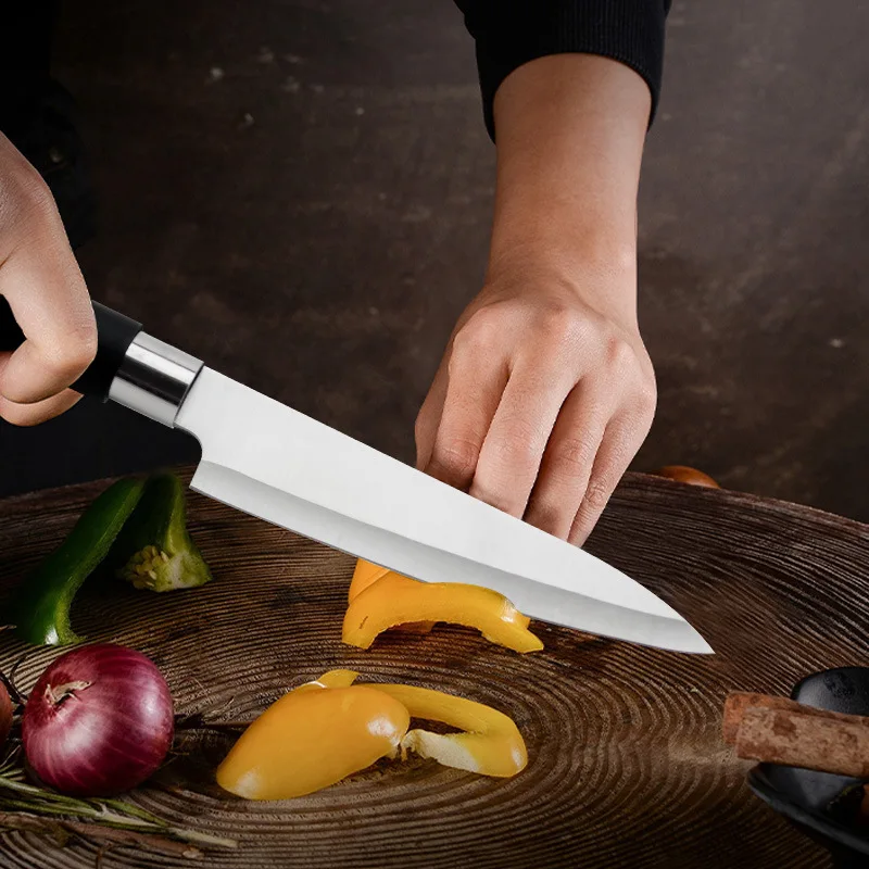 Stainless Steel Universal Knife Japanese Chef Knife Cut Finely Sliced Raw Fish Cut Sushi Knife Sharp Fruit Knife Peeler