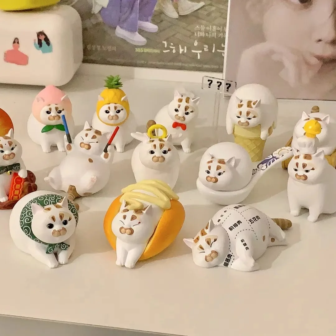 

Планета животных Loulou Xiaozhumi 2-го поколения слепая коробка Коллекционная игрушка для котенка Аутентичная тема домашнего животного Модный подарок Милый орнамент