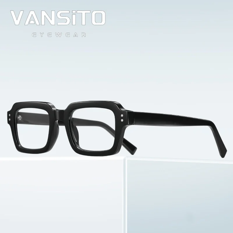 

VANSITO 2025 New Arrival Eyeglasses Vintage Small Square Women Men Anti Blue Light Optical Frame Prescription Glasses
