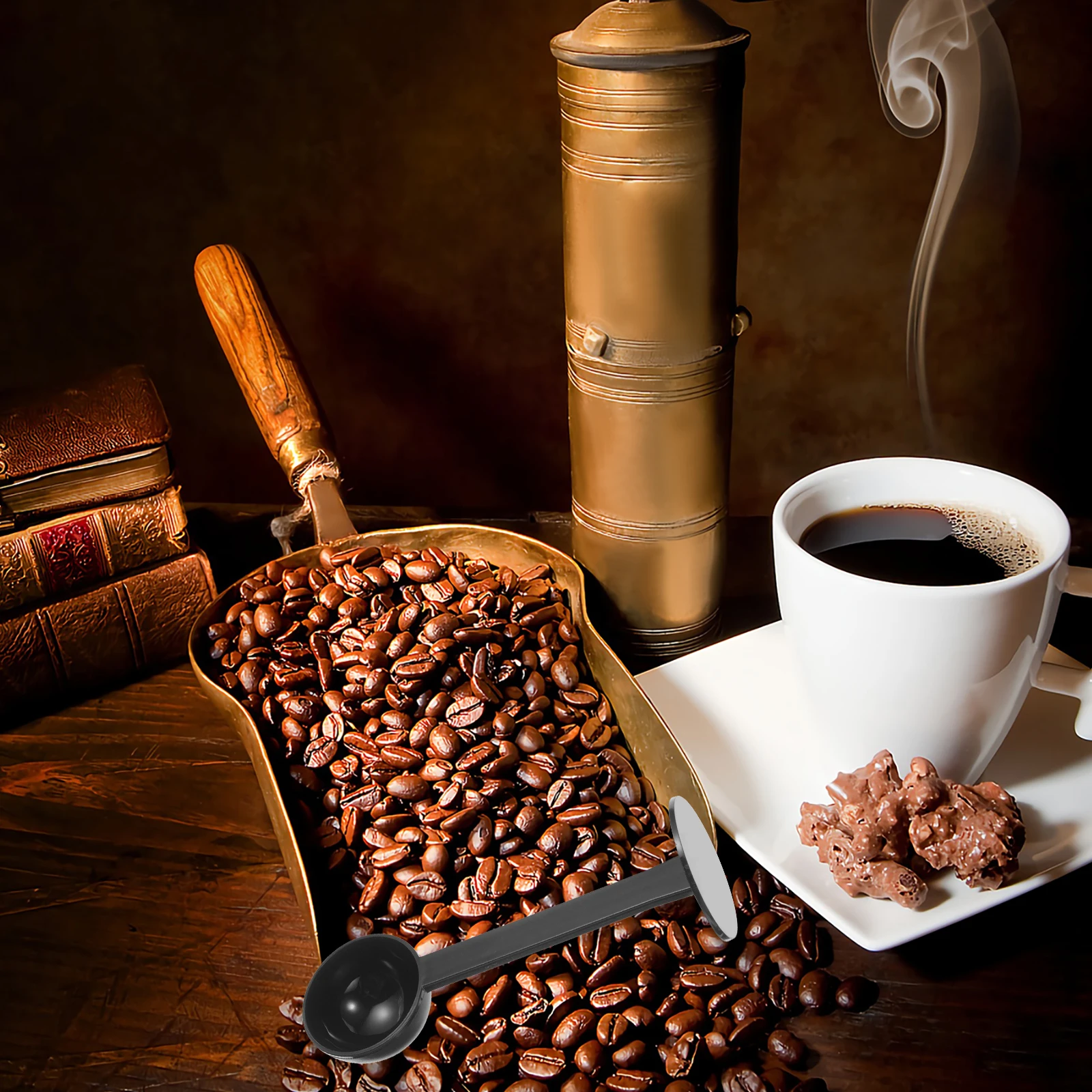

Bean Scoop High-Quality Coffee Powder Spoon Measuring Scoop For Espresso Mocha Pot Coffee Accessories Bean Spoon
