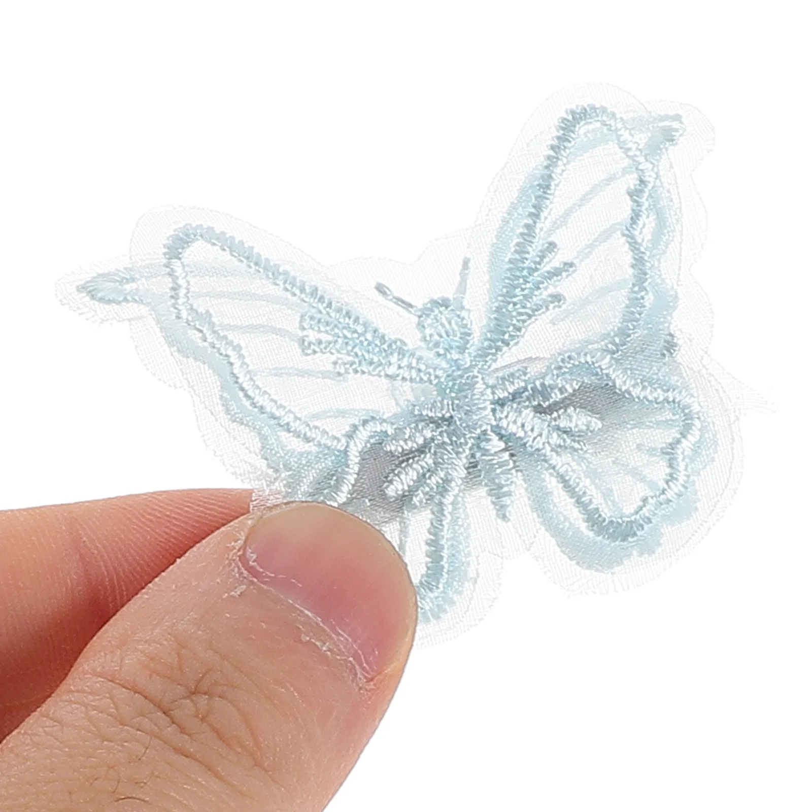 5 Pcs Hair Clip for Girls Butterfly Girls’ Accessories Wedding Clips Mesh Styling Sky-blue Halloween Toddler