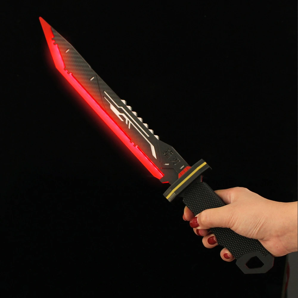 40 cm Naraka Bladepoint Waffe Hunter Blade Spiel Peripherie Lade Lumineszenz Acryl Modell Prop Ornament Handwerk Geschenk Spielzeug Jungen