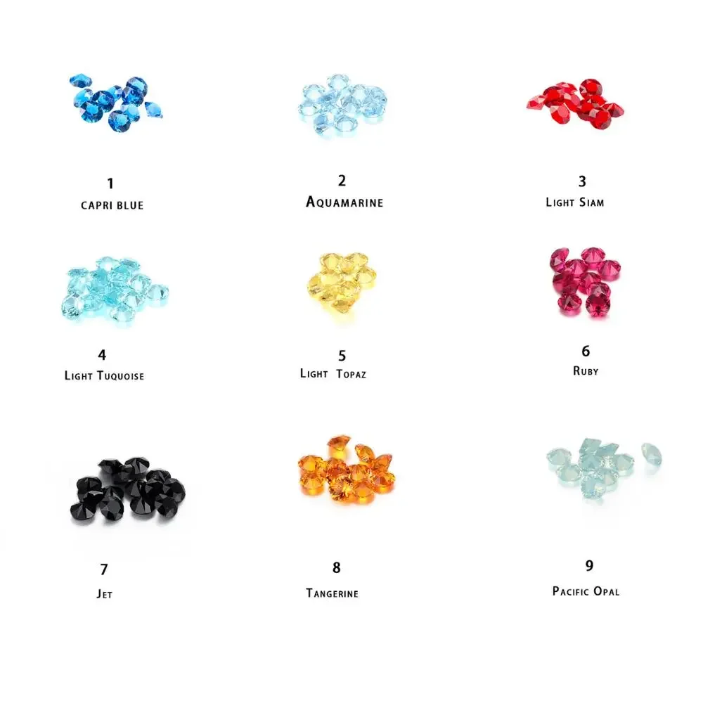 480pcs Crystals floating charms for Living glass locket