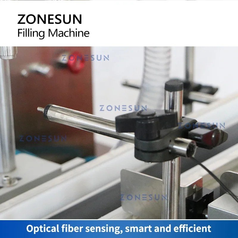 ZONESUN automatyczna maszyna do napełniania szamponem miód butelka do napojów kosmetyczny krem upiększający kosmetyczne wklej siłownik pneumatyczny